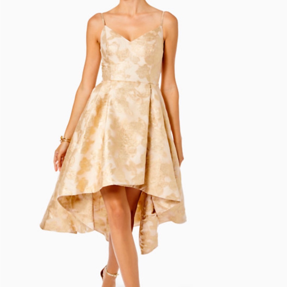 NWT Lilly Pulitzer Alisalynn brocade high low dress